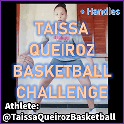 Taissa Queiroz Basketball Handle Challenge